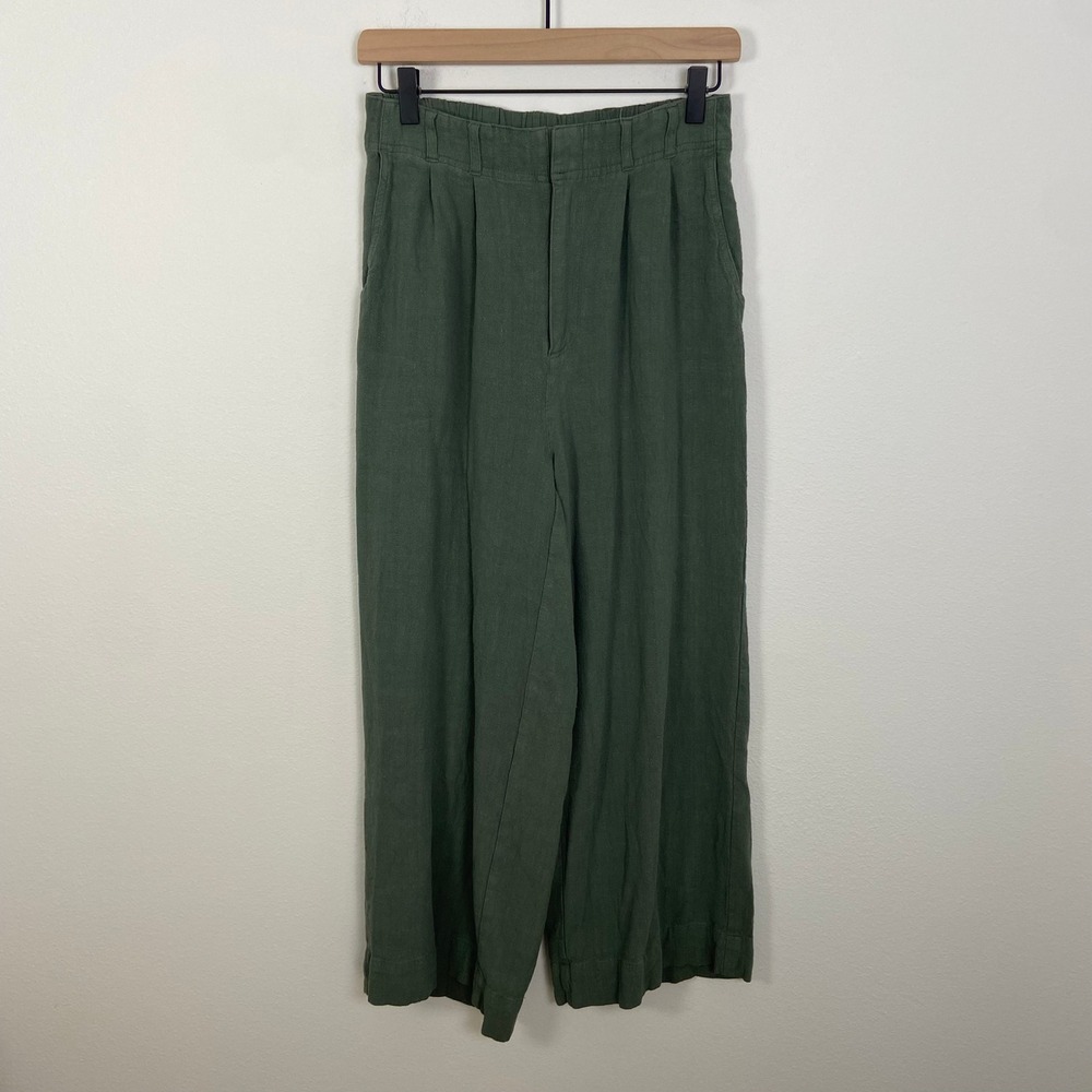 Z Supply Green Wide-Leg Trousers